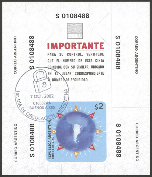 Lot 1248 - Argentina parcel post seals - Guillermo Jalil - Philatino Auction # 2425 ARGENTINA: Super-economy auction with many interesting lots with VERY LOW PRICES! Lot 1248 - Argentina parcel post seals - Guillermo Jalil - Philatino Auction # 2425 ARGENTINA: Super-economy auction with many interesting lots with VERY LOW PRICES!