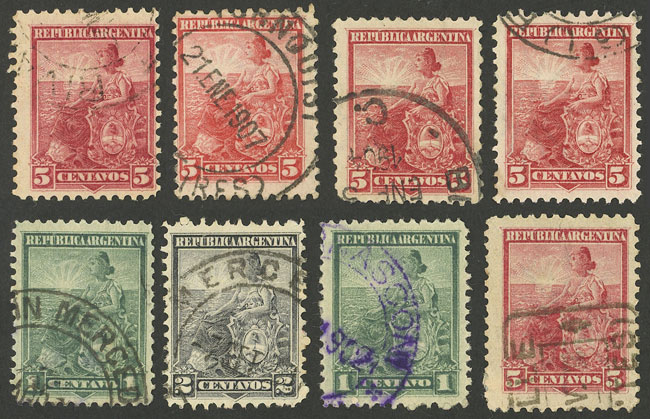 Lot 420 - Argentina general issues -  Guillermo Jalil - Philatino Auction # 2425 ARGENTINA: Super-economy auction with many interesting lots with VERY LOW PRICES!
