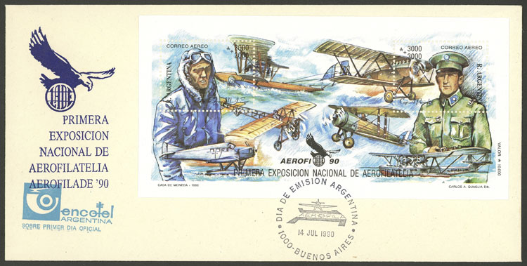 Lot 1158 - Argentina souvenir sheets - Guillermo Jalil - Philatino Auction # 2425 ARGENTINA: Super-economy auction with many interesting lots with VERY LOW PRICES! Lot 1158 - Argentina souvenir sheets - Guillermo Jalil - Philatino Auction # 2425 ARGENTINA: Super-economy auction with many interesting lots with VERY LOW PRICES!