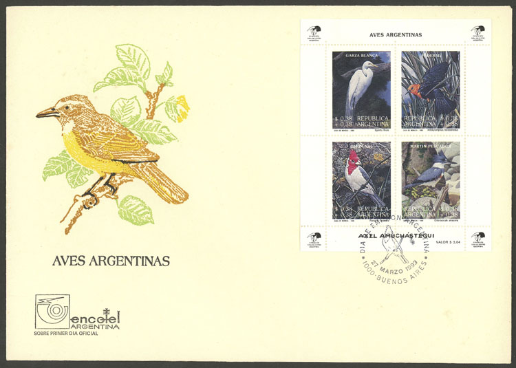 Lot 1172 - Argentina souvenir sheets - Guillermo Jalil - Philatino Auction # 2425 ARGENTINA: Super-economy auction with many interesting lots with VERY LOW PRICES! Lot 1172 - Argentina souvenir sheets - Guillermo Jalil - Philatino Auction # 2425 ARGENTINA: Super-economy auction with many interesting lots with VERY LOW PRICES!