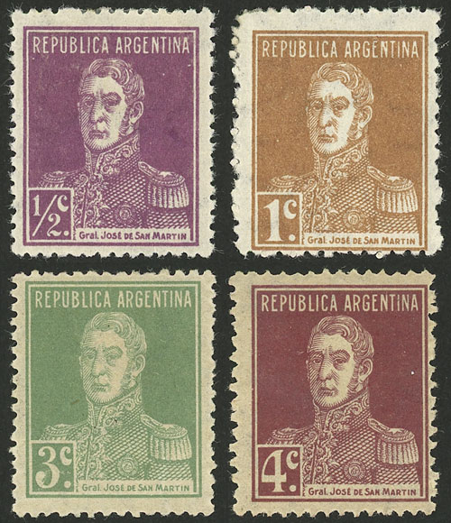 Lot 566 - Argentina general issues -  Guillermo Jalil - Philatino Auction # 2425 ARGENTINA: Super-economy auction with many interesting lots with VERY LOW PRICES!