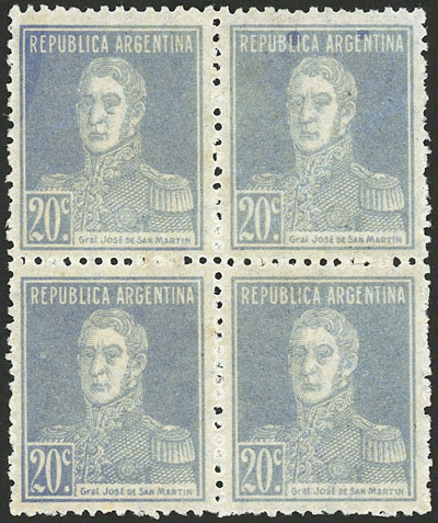 Lot 568 - Argentina general issues -  Guillermo Jalil - Philatino Auction # 2425 ARGENTINA: Super-economy auction with many interesting lots with VERY LOW PRICES!