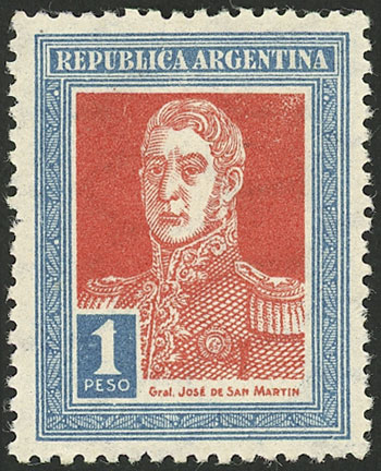 Lot 575 - Argentina general issues -  Guillermo Jalil - Philatino Auction # 2425 ARGENTINA: Super-economy auction with many interesting lots with VERY LOW PRICES!