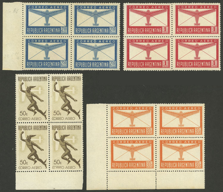 Lot 744 - Argentina general issues -  Guillermo Jalil - Philatino Auction # 2425 ARGENTINA: Super-economy auction with many interesting lots with VERY LOW PRICES!