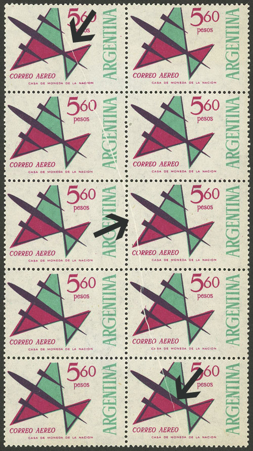 Lot 930 - Argentina general issues -  Guillermo Jalil - Philatino Auction # 2425 ARGENTINA: Super-economy auction with many interesting lots with VERY LOW PRICES!