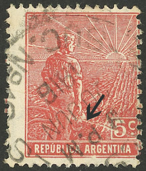 Lot 489 - Argentina general issues -  Guillermo Jalil - Philatino Auction # 2425 ARGENTINA: Super-economy auction with many interesting lots with VERY LOW PRICES!