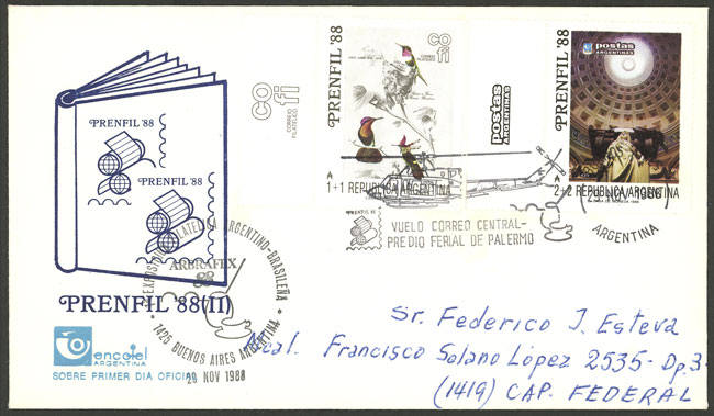 Lot 1361 - Argentina postal history -  Guillermo Jalil - Philatino Auction # 2425 ARGENTINA: Super-economy auction with many interesting lots with VERY LOW PRICES!
