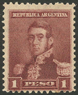 Lot 412 - Argentina general issues -  Guillermo Jalil - Philatino Auction # 2425 ARGENTINA: Super-economy auction with many interesting lots with VERY LOW PRICES!