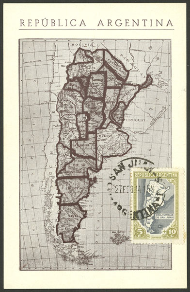 Lot 776 - Argentina general issues -  Guillermo Jalil - Philatino Auction # 2425 ARGENTINA: Super-economy auction with many interesting lots with VERY LOW PRICES!