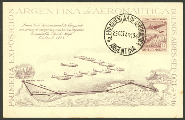 Lot 1327 - Argentina postal history -  Guillermo Jalil - Philatino Auction # 2425 ARGENTINA: Super-economy auction with many interesting lots with VERY LOW PRICES!