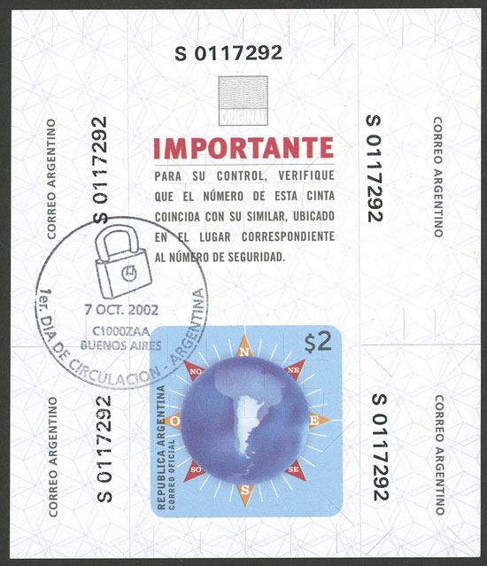Lot 1247 - Argentina parcel post seals - Guillermo Jalil - Philatino Auction # 2425 ARGENTINA: Super-economy auction with many interesting lots with VERY LOW PRICES! Lot 1247 - Argentina parcel post seals - Guillermo Jalil - Philatino Auction # 2425 ARGENTINA: Super-economy auction with many interesting lots with VERY LOW PRICES!