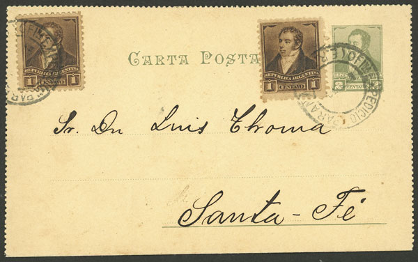 Lot 1294 - Argentina postal history - Guillermo Jalil - Philatino Auction # 2425 ARGENTINA: Super-economy auction with many interesting lots with VERY LOW PRICES! Lot 1294 - Argentina postal history - Guillermo Jalil - Philatino Auction # 2425 ARGENTINA: Super-economy auction with many interesting lots with VERY LOW PRICES!