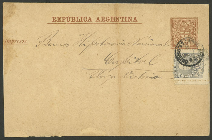 Lot 1279 - Argentina postal history - Guillermo Jalil - Philatino Auction # 2425 ARGENTINA: Super-economy auction with many interesting lots with VERY LOW PRICES! Lot 1279 - Argentina postal history - Guillermo Jalil - Philatino Auction # 2425 ARGENTINA: Super-economy auction with many interesting lots with VERY LOW PRICES!