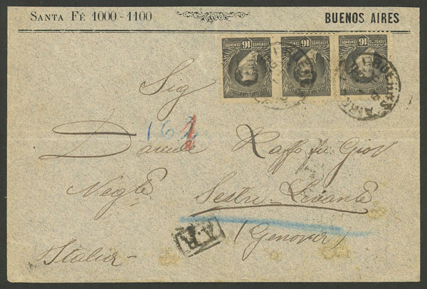 Lot 1288 - Argentina postal history - Guillermo Jalil - Philatino Auction # 2425 ARGENTINA: Super-economy auction with many interesting lots with VERY LOW PRICES! Lot 1288 - Argentina postal history - Guillermo Jalil - Philatino Auction # 2425 ARGENTINA: Super-economy auction with many interesting lots with VERY LOW PRICES!