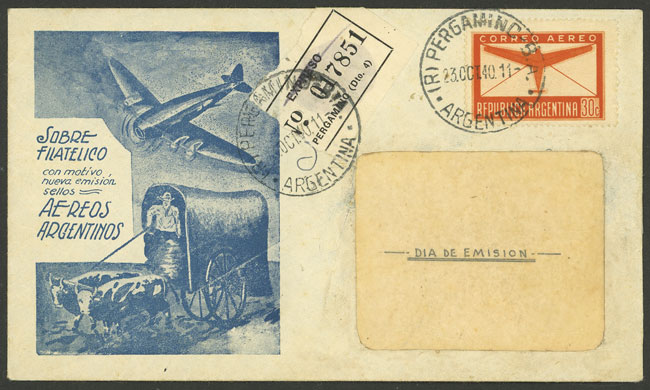 Lot 713 - Argentina general issues -  Guillermo Jalil - Philatino Auction # 2425 ARGENTINA: Super-economy auction with many interesting lots with VERY LOW PRICES!