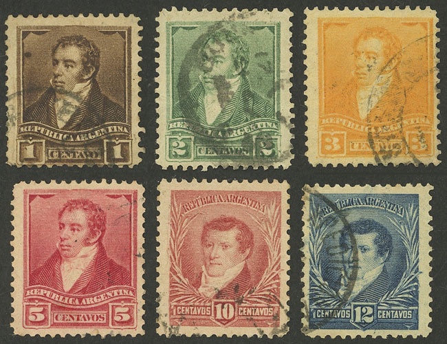 Lot 393 - Argentina general issues -  Guillermo Jalil - Philatino Auction # 2425 ARGENTINA: Super-economy auction with many interesting lots with VERY LOW PRICES!