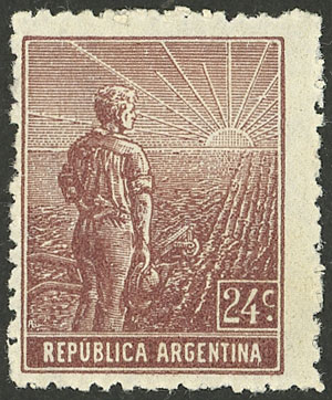 Lot 481 - Argentina general issues -  Guillermo Jalil - Philatino Auction # 2425 ARGENTINA: Super-economy auction with many interesting lots with VERY LOW PRICES!