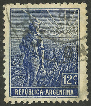 Lot 493 - Argentina general issues -  Guillermo Jalil - Philatino Auction # 2425 ARGENTINA: Super-economy auction with many interesting lots with VERY LOW PRICES!