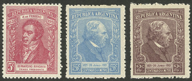 Lot 541 - Argentina general issues -  Guillermo Jalil - Philatino Auction # 2425 ARGENTINA: Super-economy auction with many interesting lots with VERY LOW PRICES!