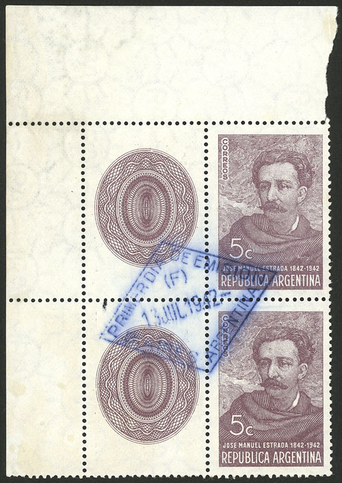 Lot 734 - Argentina general issues -  Guillermo Jalil - Philatino Auction # 2425 ARGENTINA: Super-economy auction with many interesting lots with VERY LOW PRICES!