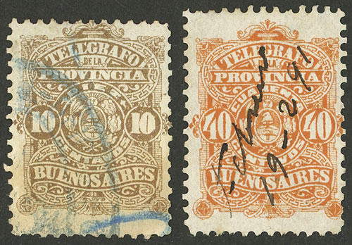 Lot 1240 - Argentina telegraph stamps - Guillermo Jalil - Philatino Auction # 2425 ARGENTINA: Super-economy auction with many interesting lots with VERY LOW PRICES! Lot 1240 - Argentina telegraph stamps - Guillermo Jalil - Philatino Auction # 2425 ARGENTINA: Super-economy auction with many interesting lots with VERY LOW PRICES!