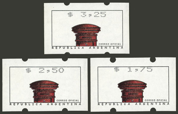 Lot 1244 - Argentina variable value stamps - Guillermo Jalil - Philatino Auction # 2425 ARGENTINA: Super-economy auction with many interesting lots with VERY LOW PRICES! Lot 1244 - Argentina variable value stamps - Guillermo Jalil - Philatino Auction # 2425 ARGENTINA: Super-economy auction with many interesting lots with VERY LOW PRICES!
