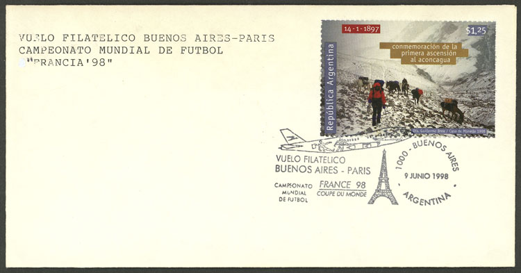 Lot 1363 - Argentina postal history -  Guillermo Jalil - Philatino Auction # 2425 ARGENTINA: Super-economy auction with many interesting lots with VERY LOW PRICES!