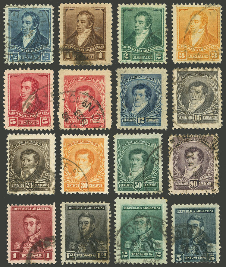 Lot 400 - Argentina general issues -  Guillermo Jalil - Philatino Auction # 2425 ARGENTINA: Super-economy auction with many interesting lots with VERY LOW PRICES!