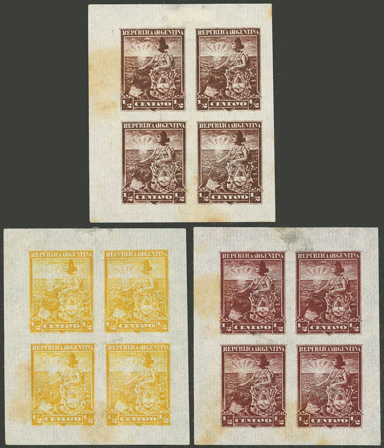 Lot 414 - Argentina general issues -  Guillermo Jalil - Philatino Auction # 2425 ARGENTINA: Super-economy auction with many interesting lots with VERY LOW PRICES!