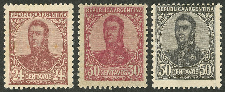 Lot 454 - Argentina general issues -  Guillermo Jalil - Philatino Auction # 2425 ARGENTINA: Super-economy auction with many interesting lots with VERY LOW PRICES!