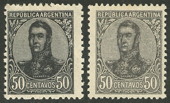 Lot 455 - Argentina general issues -  Guillermo Jalil - Philatino Auction # 2425 ARGENTINA: Super-economy auction with many interesting lots with VERY LOW PRICES!