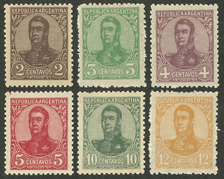 Lot 456 - Argentina general issues -  Guillermo Jalil - Philatino Auction # 2425 ARGENTINA: Super-economy auction with many interesting lots with VERY LOW PRICES!