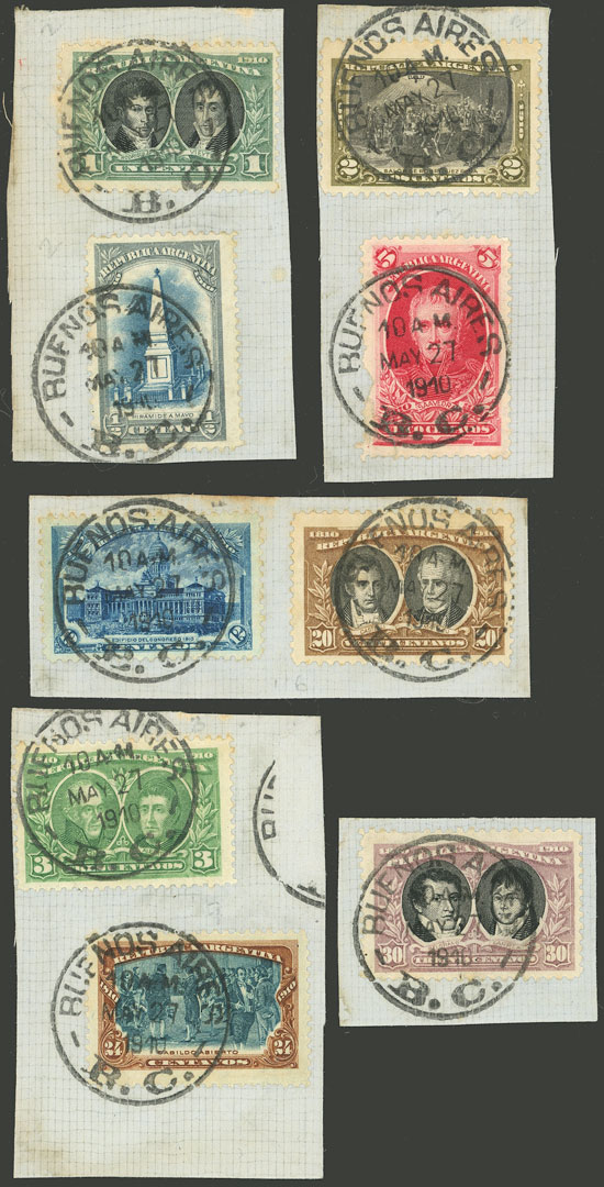 Lot 460 - Argentina general issues -  Guillermo Jalil - Philatino Auction # 2425 ARGENTINA: Super-economy auction with many interesting lots with VERY LOW PRICES!