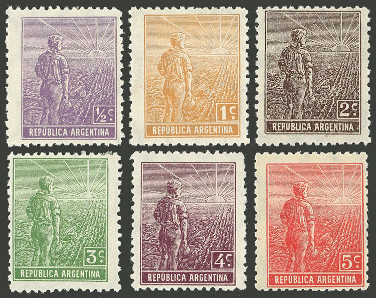Lot 477 - Argentina general issues -  Guillermo Jalil - Philatino Auction # 2425 ARGENTINA: Super-economy auction with many interesting lots with VERY LOW PRICES!