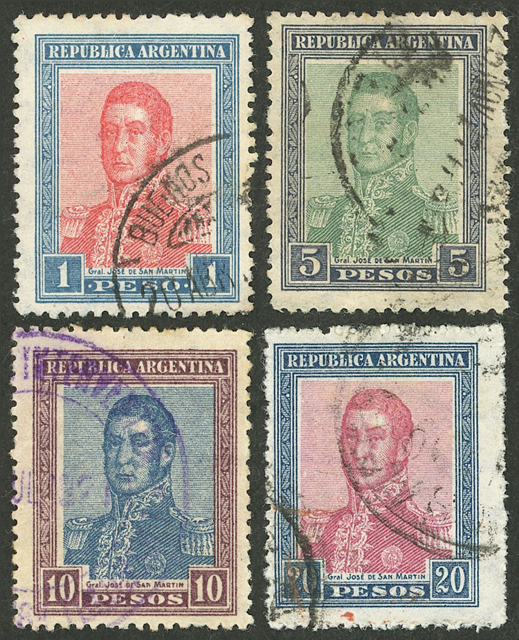 Lot 512 - Argentina general issues -  Guillermo Jalil - Philatino Auction # 2425 ARGENTINA: Super-economy auction with many interesting lots with VERY LOW PRICES!