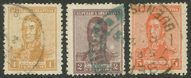 Lot 524 - Argentina general issues -  Guillermo Jalil - Philatino Auction # 2425 ARGENTINA: Super-economy auction with many interesting lots with VERY LOW PRICES!