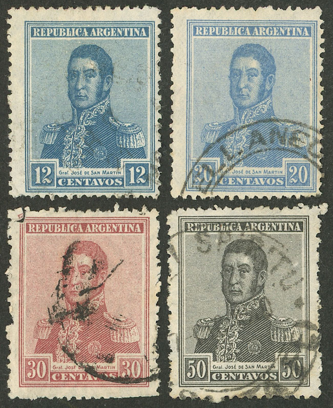 Lot 534 - Argentina general issues -  Guillermo Jalil - Philatino Auction # 2425 ARGENTINA: Super-economy auction with many interesting lots with VERY LOW PRICES!