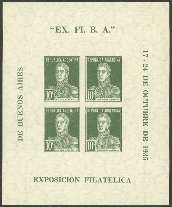 Lot 1129 - Argentina souvenir sheets - Guillermo Jalil - Philatino Auction # 2425 ARGENTINA: Super-economy auction with many interesting lots with VERY LOW PRICES! Lot 1129 - Argentina souvenir sheets - Guillermo Jalil - Philatino Auction # 2425 ARGENTINA: Super-economy auction with many interesting lots with VERY LOW PRICES!