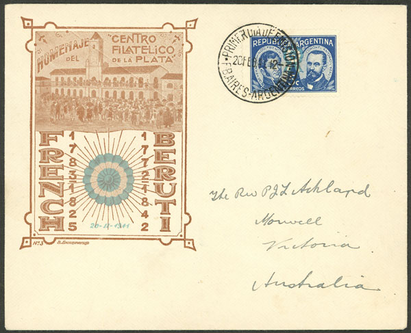 Lot 721 - Argentina general issues -  Guillermo Jalil - Philatino Auction # 2425 ARGENTINA: Super-economy auction with many interesting lots with VERY LOW PRICES!