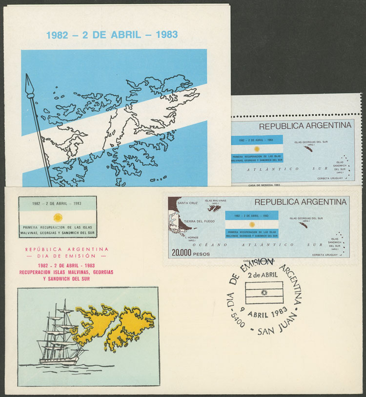 Lot 1021 - Argentina general issues -  Guillermo Jalil - Philatino Auction # 2425 ARGENTINA: Super-economy auction with many interesting lots with VERY LOW PRICES!