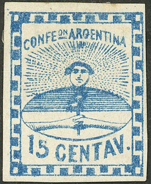 Lot 49 - Argentina confederation - Guillermo Jalil - Philatino Auction # 2425 ARGENTINA: Super-economy auction with many interesting lots with VERY LOW PRICES! Lot 49 - Argentina confederation - Guillermo Jalil - Philatino Auction # 2425 ARGENTINA: Super-economy auction with many interesting lots with VERY LOW PRICES!