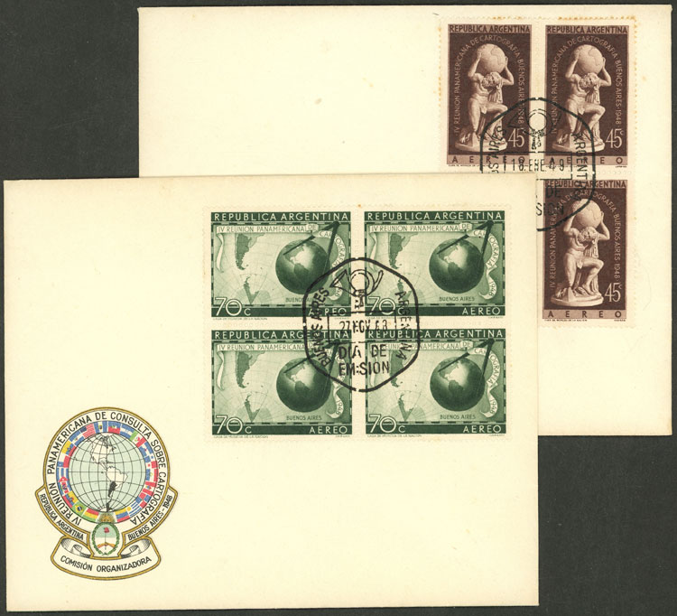 Lot 819 - Argentina general issues -  Guillermo Jalil - Philatino Auction # 2425 ARGENTINA: Super-economy auction with many interesting lots with VERY LOW PRICES!
