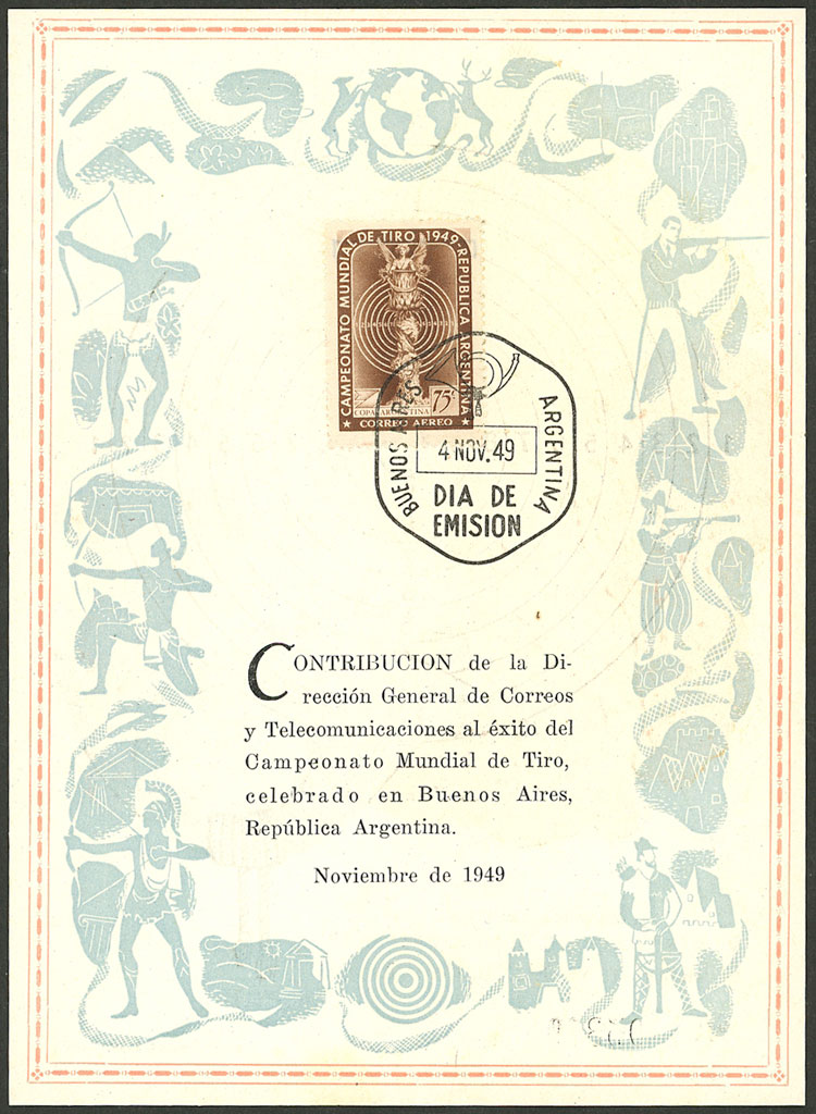 Lot 824 - Argentina general issues -  Guillermo Jalil - Philatino Auction # 2425 ARGENTINA: Super-economy auction with many interesting lots with VERY LOW PRICES!