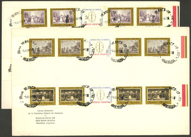 Lot 1011 - Argentina general issues -  Guillermo Jalil - Philatino Auction # 2425 ARGENTINA: Super-economy auction with many interesting lots with VERY LOW PRICES!