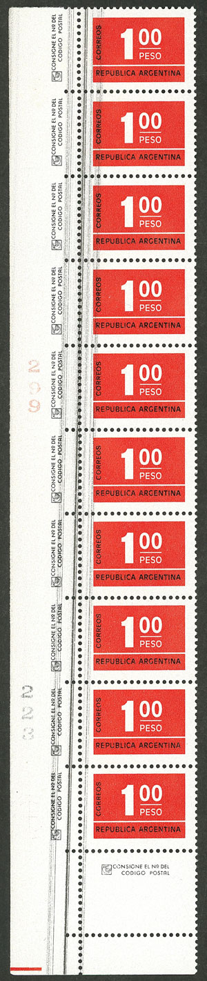 Lot 983 - Argentina general issues -  Guillermo Jalil - Philatino Auction # 2425 ARGENTINA: Super-economy auction with many interesting lots with VERY LOW PRICES!