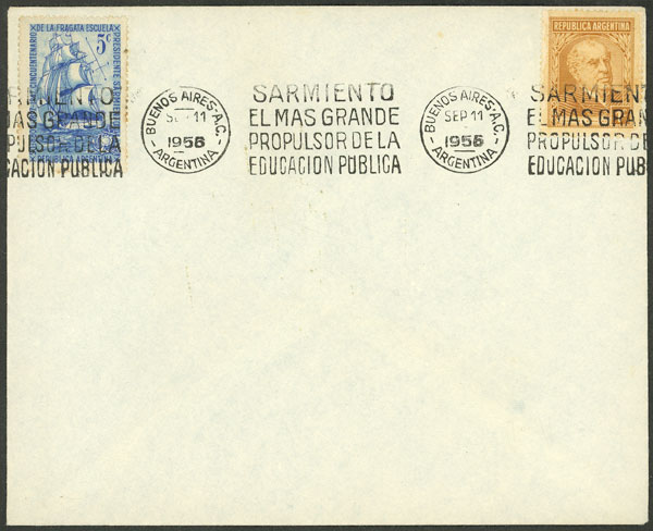 Lot 1338 - Argentina postal history -  Guillermo Jalil - Philatino Auction # 2425 ARGENTINA: Super-economy auction with many interesting lots with VERY LOW PRICES!