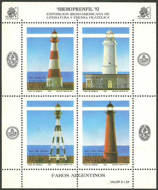 Lot 1167 - Argentina souvenir sheets - Guillermo Jalil - Philatino Auction # 2425 ARGENTINA: Super-economy auction with many interesting lots with VERY LOW PRICES! Lot 1167 - Argentina souvenir sheets - Guillermo Jalil - Philatino Auction # 2425 ARGENTINA: Super-economy auction with many interesting lots with VERY LOW PRICES!