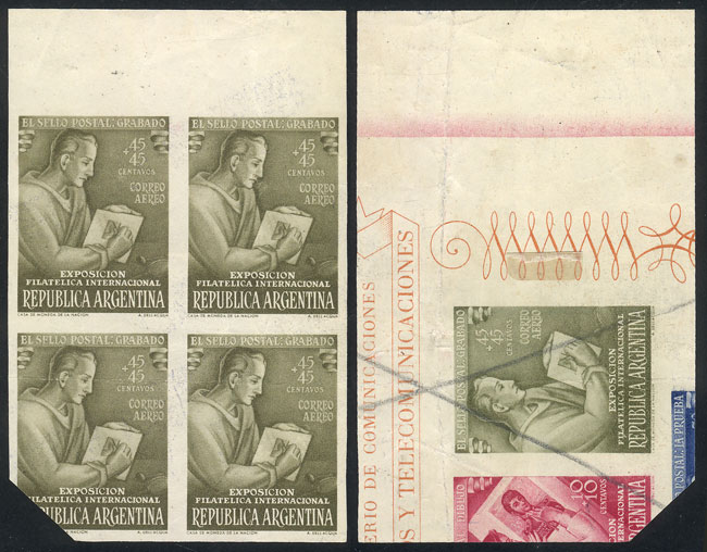 Lot 449 - Argentina general issues -  Guillermo Jalil - Philatino Auction # 2430 ARGENTINA: Very good selection of varied material (including rarities), with very convenient starts!