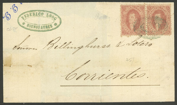 Lot 819 - Argentina postal history - Guillermo Jalil - Philatino Auction # 2430 ARGENTINA: Very good selection of varied material (including rarities), with very convenient starts! Lot 819 - Argentina postal history - Guillermo Jalil - Philatino Auction # 2430 ARGENTINA: Very good selection of varied material (including rarities), with very convenient starts!
