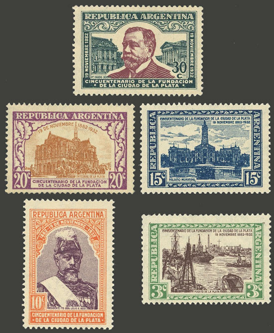 Lot 288 - Argentina general issues -  Guillermo Jalil - Philatino Auction # 2430 ARGENTINA: Very good selection of varied material (including rarities), with very convenient starts!